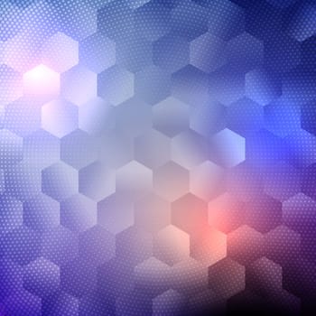 Abstract background with a low poly design