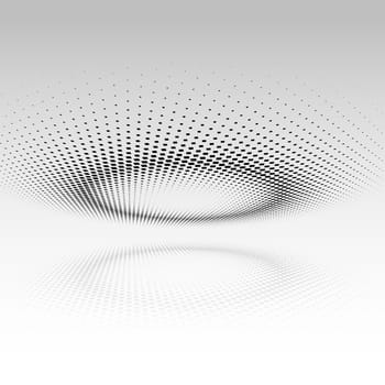 Abstract halftone design background