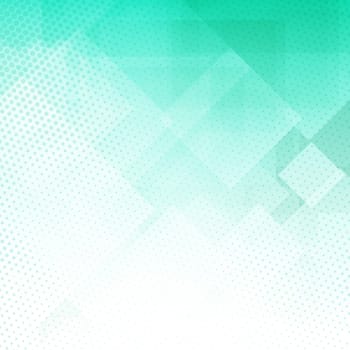 Abstract background with a low poly and halftone dots design