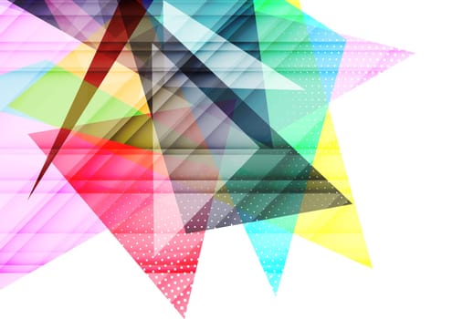 Abstract background with a retro design