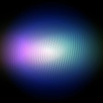 Abstract background with a halftone dots design