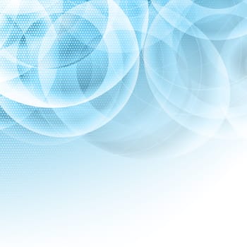 Abstract background with circular and halftone dots design