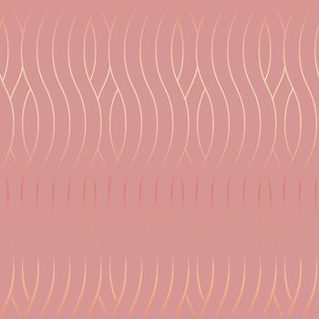 Abstract elegant wallpaper design in pink and gold