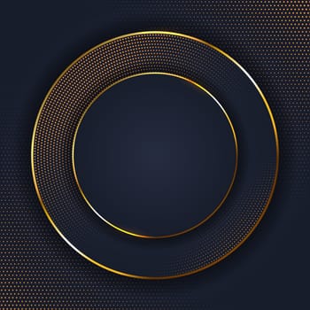 Abstract elegant background with golden dots design
