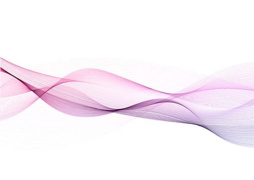 Abstract background of flowing lines