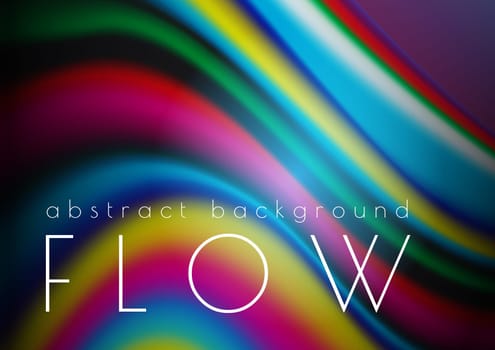 Abstract background with a rainbow flow design