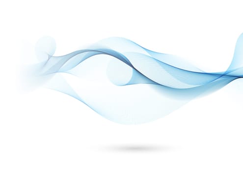 Abstract background of flowing lines