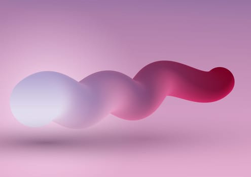 Abstract background with a fluid style shape