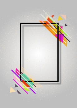 Abstract background with a modern trendy frame design