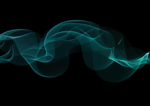 Abstract background of flowing lines