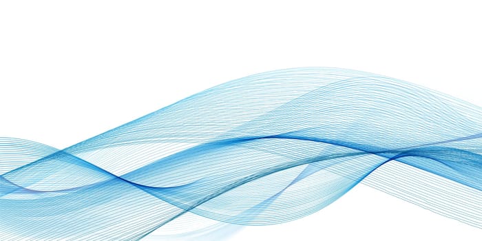 Abstract banner background with flowing lines design