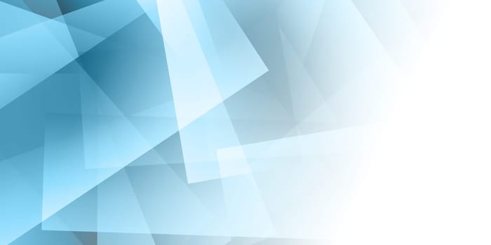 Abstract banner with a low poly design