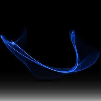 Abstract background with flowing waves
