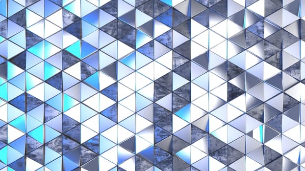 Render of 3D Geometric Abstract Background