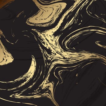 Elegant background design with black and gold marble texture