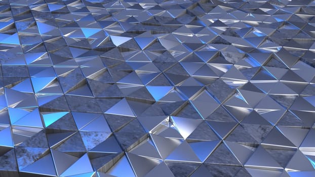Render of 3D Geometric Abstract Background