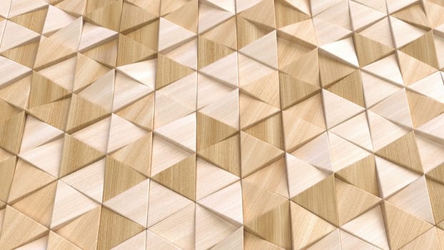 Render of 3D Geometric Abstract Background