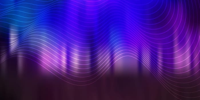 Abstract banner with a gradient blur and flowing lines design