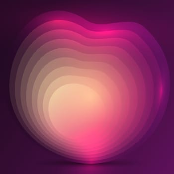 Abstract background with a gradient shape