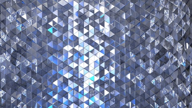 Render of 3D Geometric Abstract Background