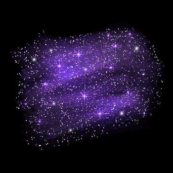 Abstract background with purple glitter design
