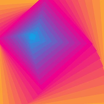 Abstract retro styled gradient shape background
