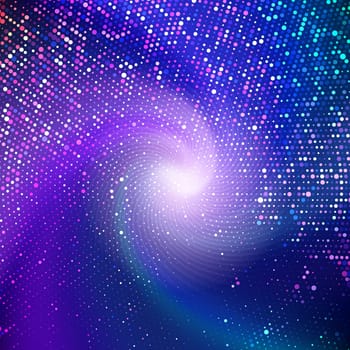 Abstract background with a halftone dots design