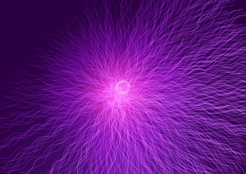 Abstract design background with exploding lines