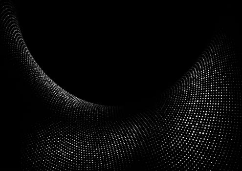 Abstract background with a modern halftone dots design