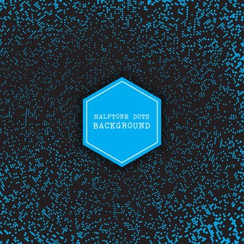 Abstract background with a halftone dots design