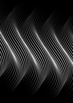 Abstract background with a flowing waves design
