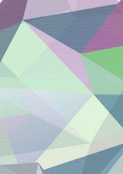 Abstract background with a low poly design
