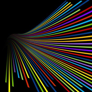 Abstract background of wavy lines