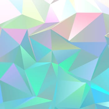 Abstract background with a low poly design