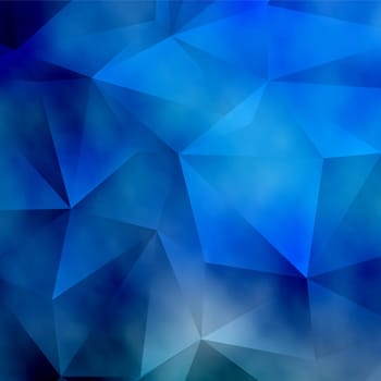 Abstract grunge backround with a low poly design
