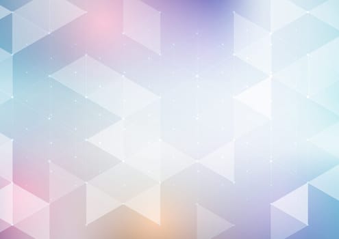 Abstract background with a low poly geometric design