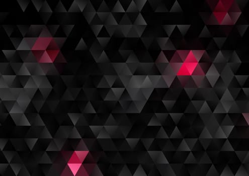 Abstract background with a low poly design