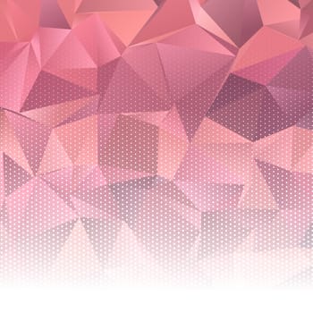 Abstract background with a low poly design