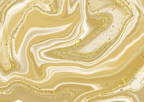 abstract marble background with glittery gold elements design