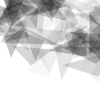 Abstract background with a low poly geometric design