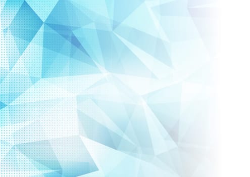 Abstract background with a low poly design