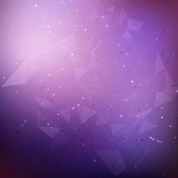 Abstract background with low poly mesh design