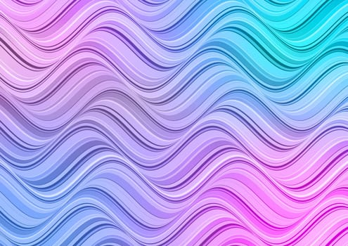 Abstract background with a pastel coloured waves design