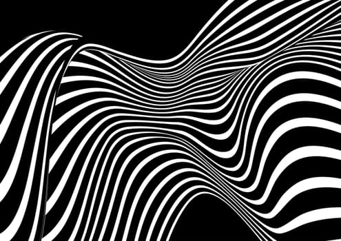 Abstract monotone optical illusion background design