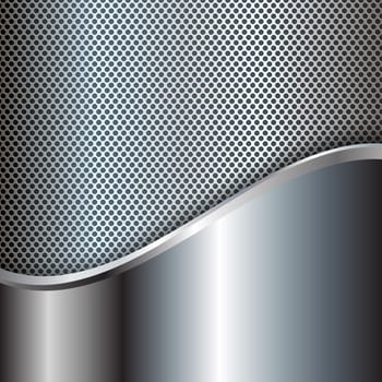 Abstract background with metallic textures