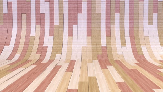 Render of 3D Geometric Abstract Background