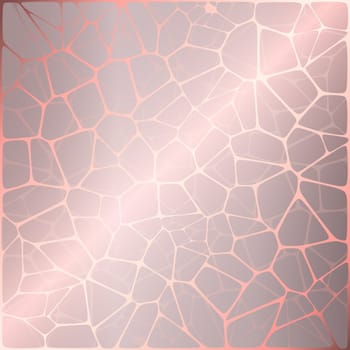 Abstract background with a metallic rose gold texture