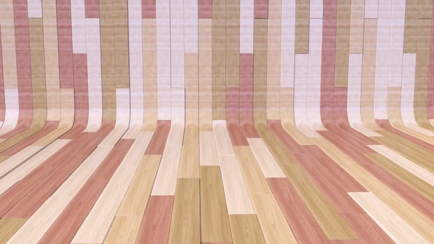 Render of 3D Geometric Abstract Background