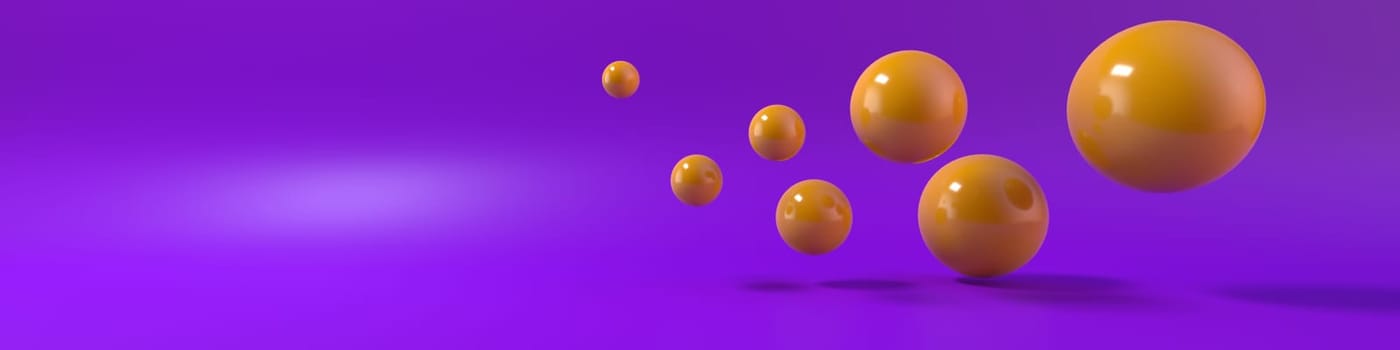 Render of 3D Geometric Abstract Background