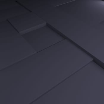 Render of 3D Geometric Abstract Background